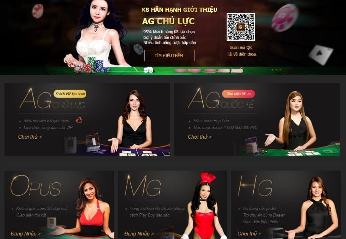Có nhiều phòng Casino trực tuyến cho người chơi chọn lựa