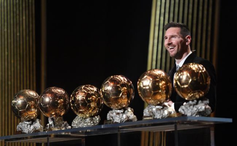  Lionel Messi đã nhận được 6 Quả bóng Vàng